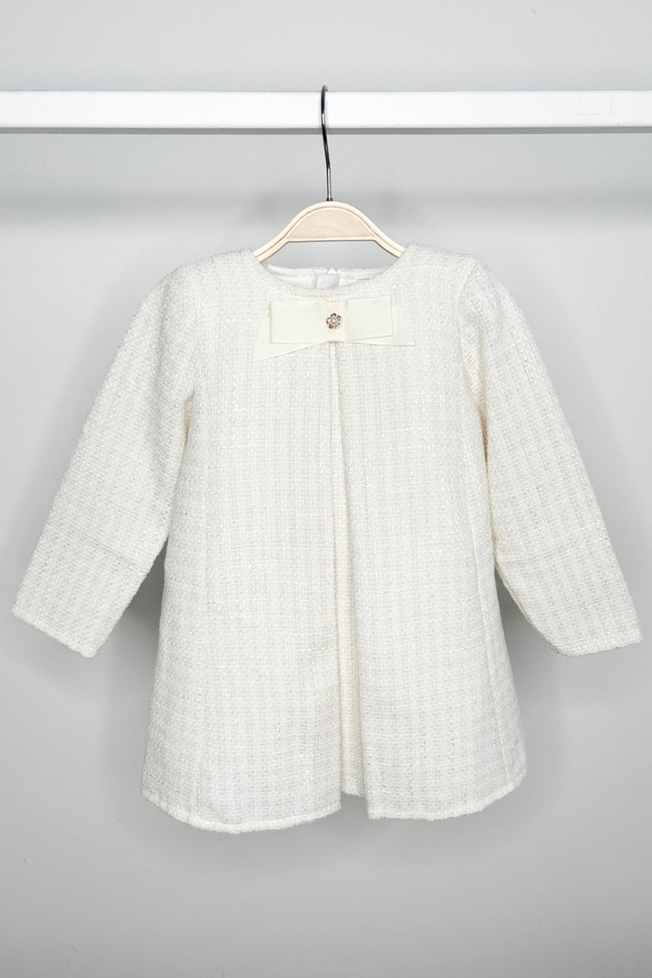 Jamiks "Ayala" Ivory Shimmer Tweed Dress - Millie and John