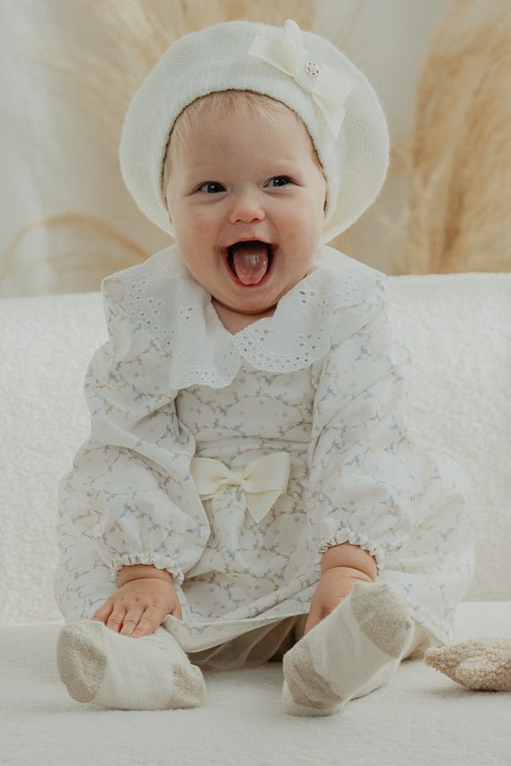 Jamiks "Bonnie" Pastel Bunny Print Dress - Millie and John