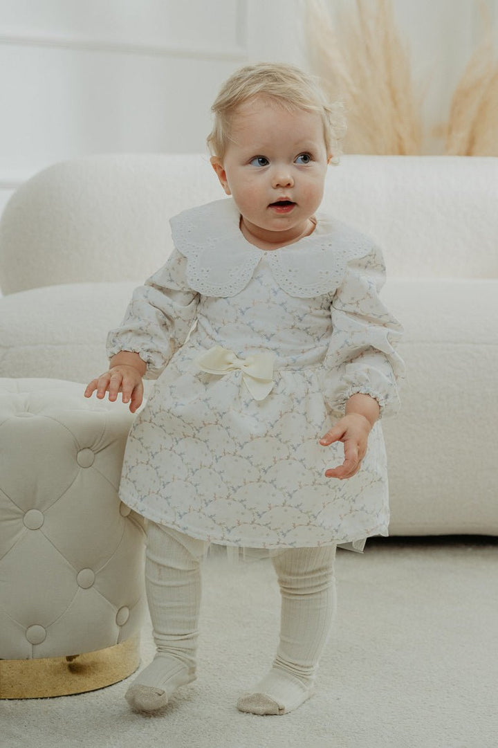 Jamiks "Bonnie" Pastel Bunny Print Dress - Millie and John