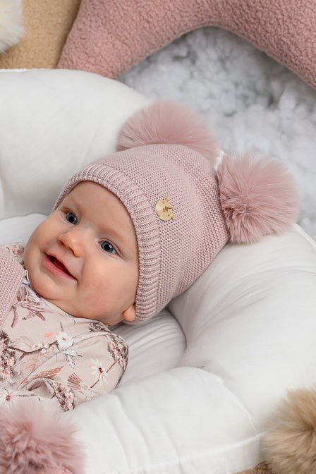 Jamiks Cashmere Double Faux Fur Pom Pom Hat - Millie and John