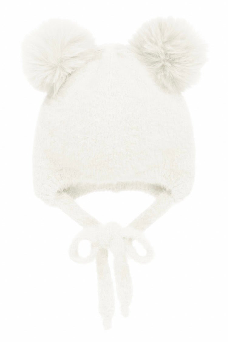 Jamiks Cashmere Faux Fur Pom Pom Hat - Millie and John