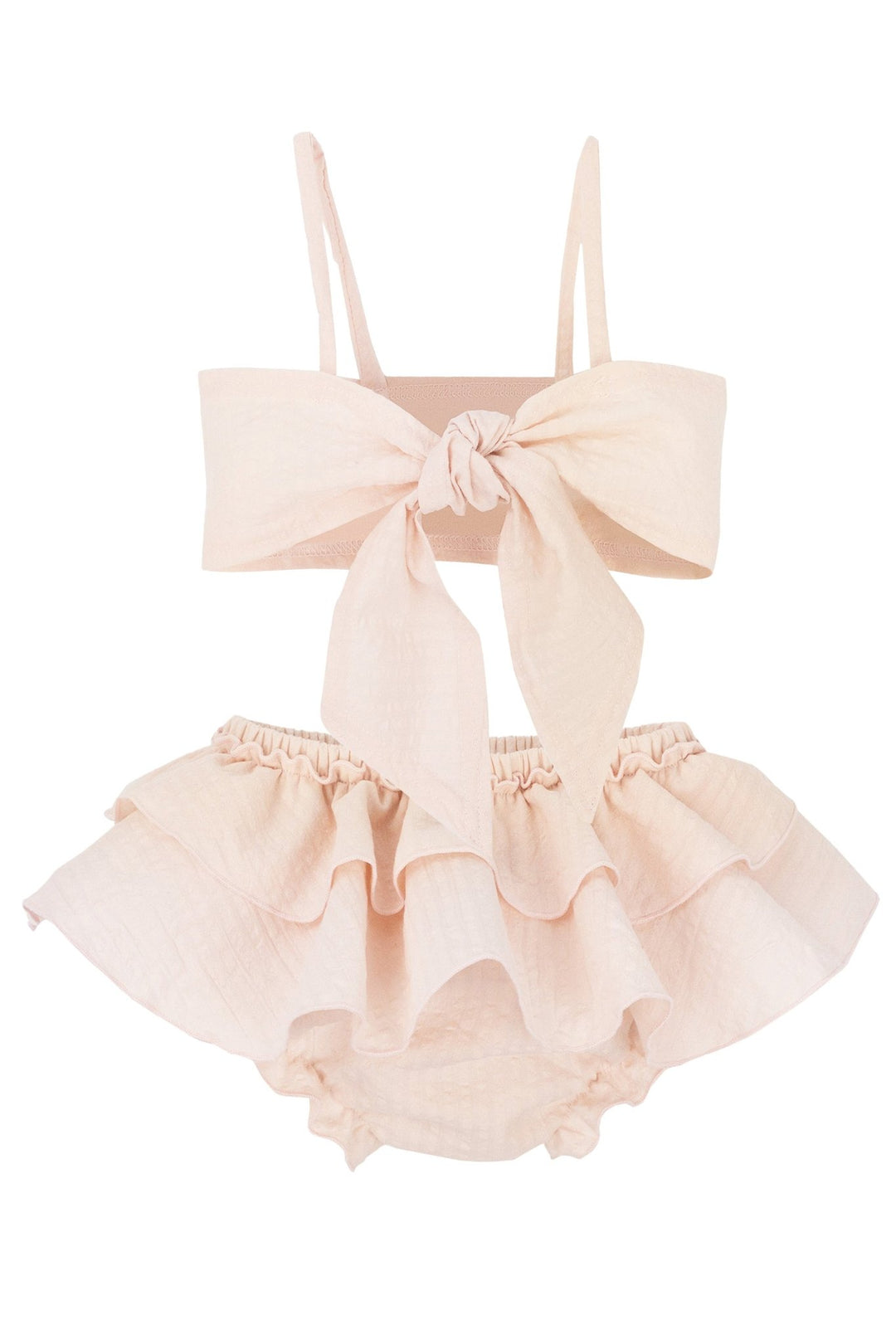 Jamiks "Eleonore" Apricot Tie Blouse & Bloomers - Millie and John