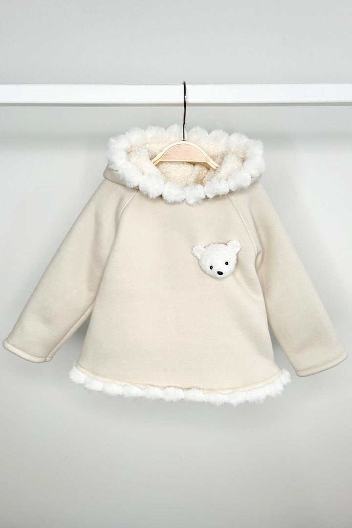 Jamiks "Elina" Stone Pom Pom Teddy Hoodie Tunic - Millie and John
