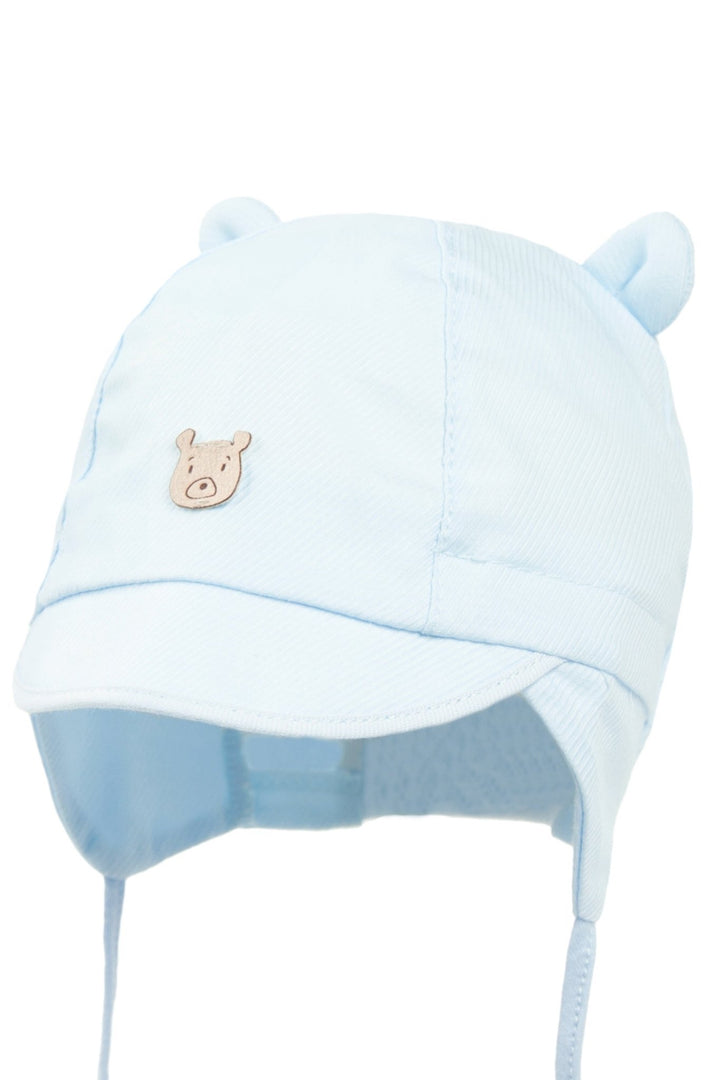 Jamiks "Freddy" Light Blue Organic Cotton Teddy Hat - Millie and John