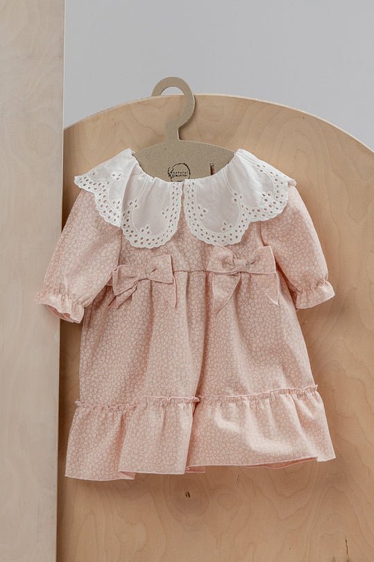 Jamiks "Graciela" Pink Ditsy Floral Dress - Millie and John