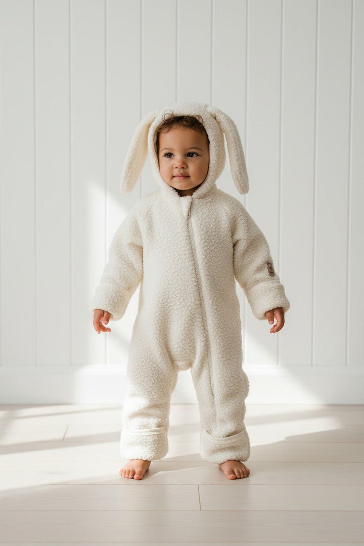 Jamiks "Indiana" Borg Bunny Pramsuit - Millie and John