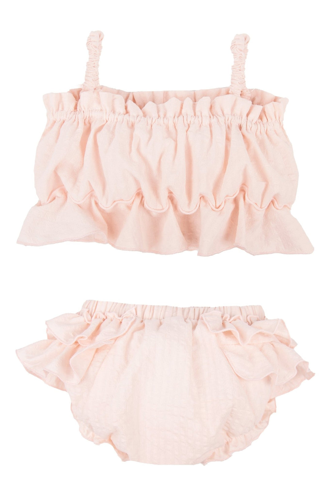 Jamiks "Miki" Apricot Cheesecloth Top & Bloomers - Millie and John