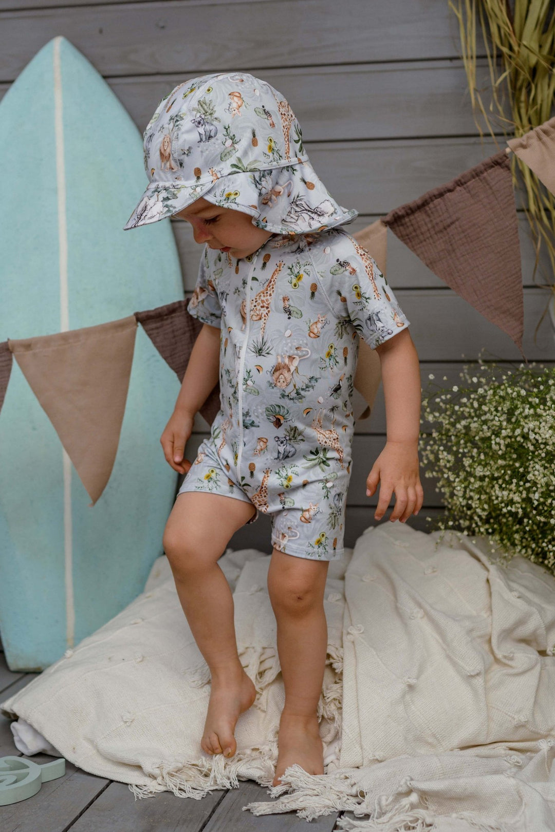 Jamiks "Nemo" Mint Safari Swimsuit - Millie and John