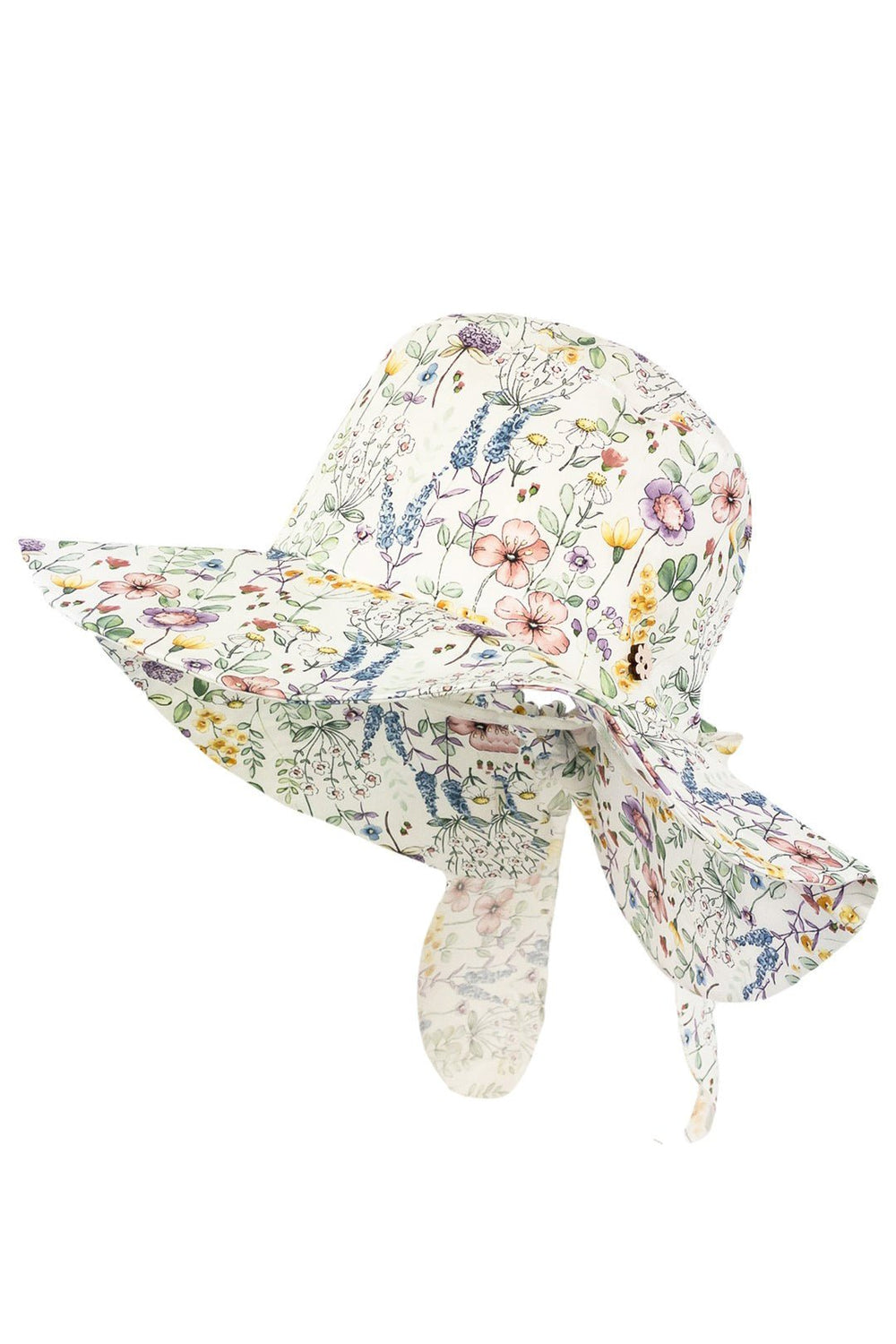 Jamiks "Novella" Sage Green Watercolour Floral Sun Hat - Millie and John