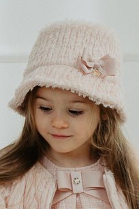 Jamiks Pink Faux Fur Bucket Hat - Millie and John