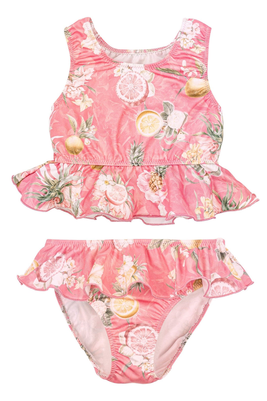 Jamiks "Sabira" Hot Pink Floral Fruit Print Bikini - Millie and John