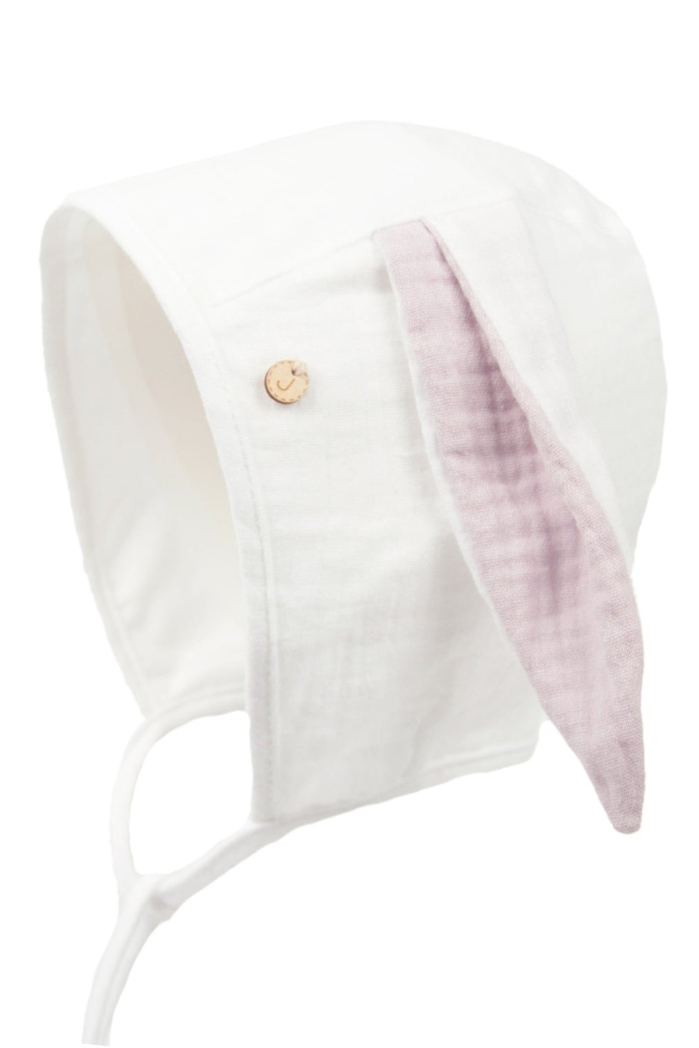 Jamiks "Siddy" White Cheesecloth Bunny Hat - Millie and John