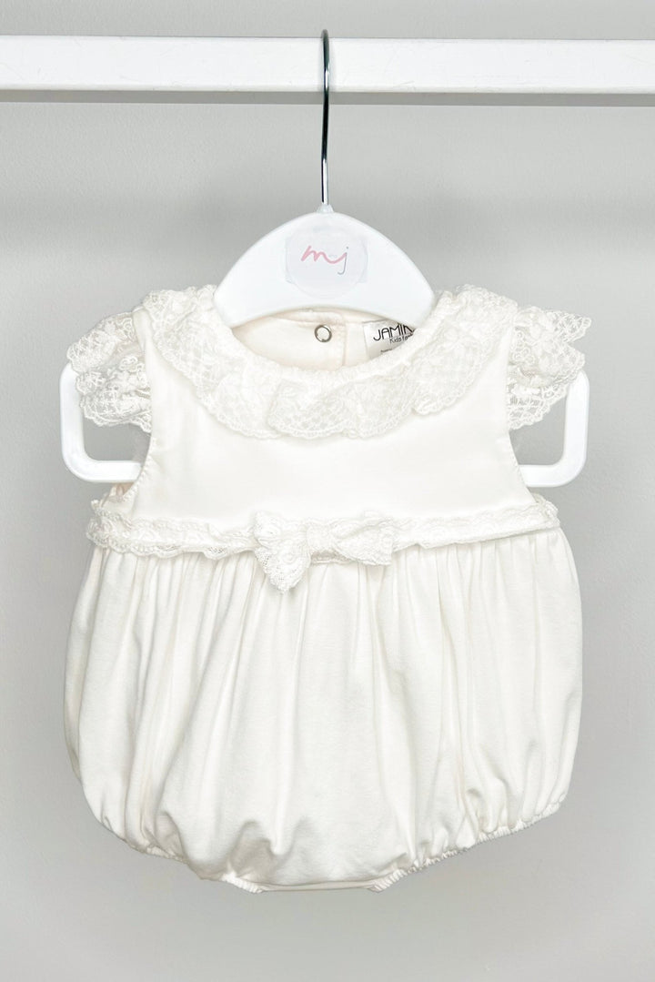 Jamiks "Sofi" Ivory Lace Romper - Millie and John