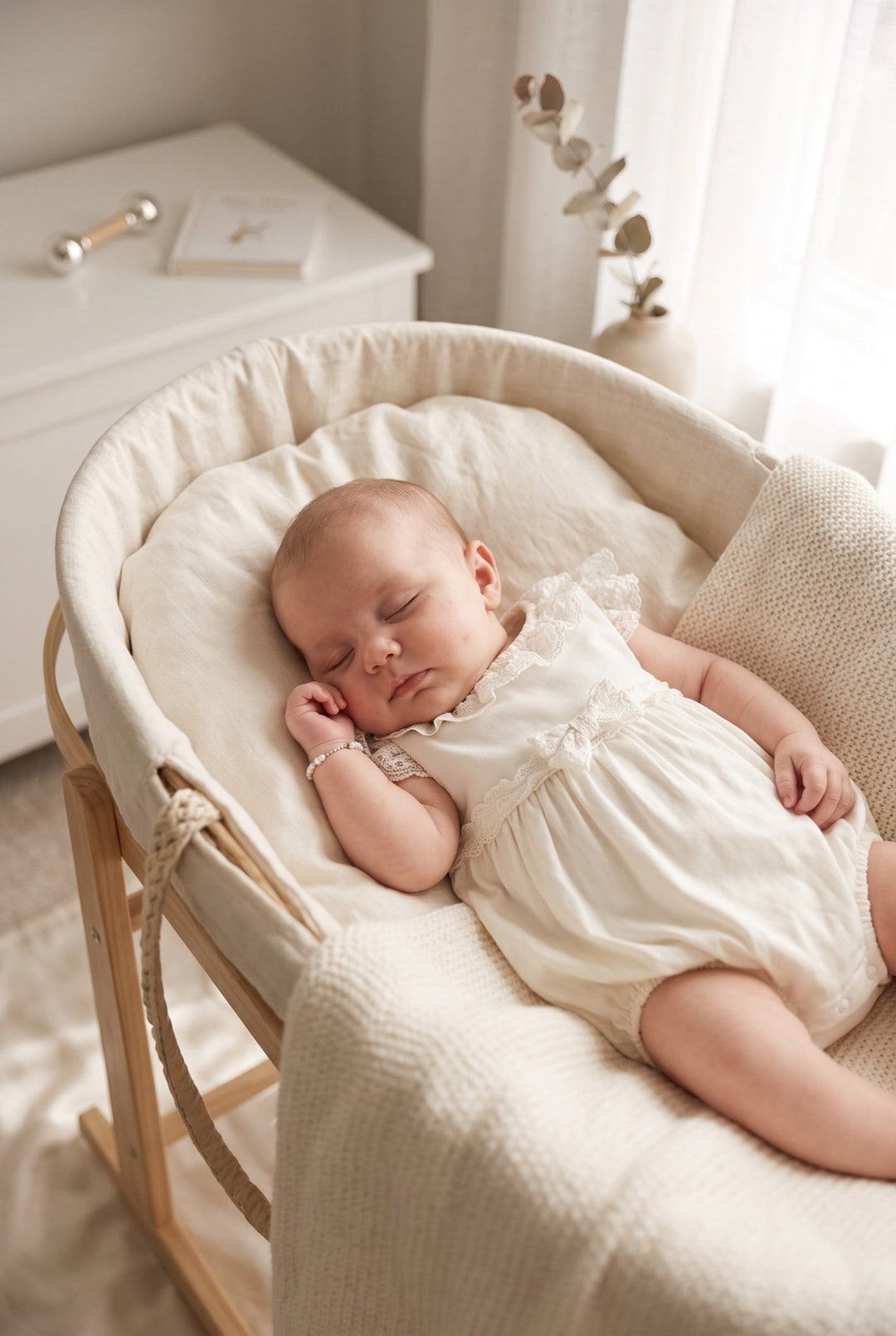 Jamiks "Sofi" Ivory Lace Romper - Millie and John