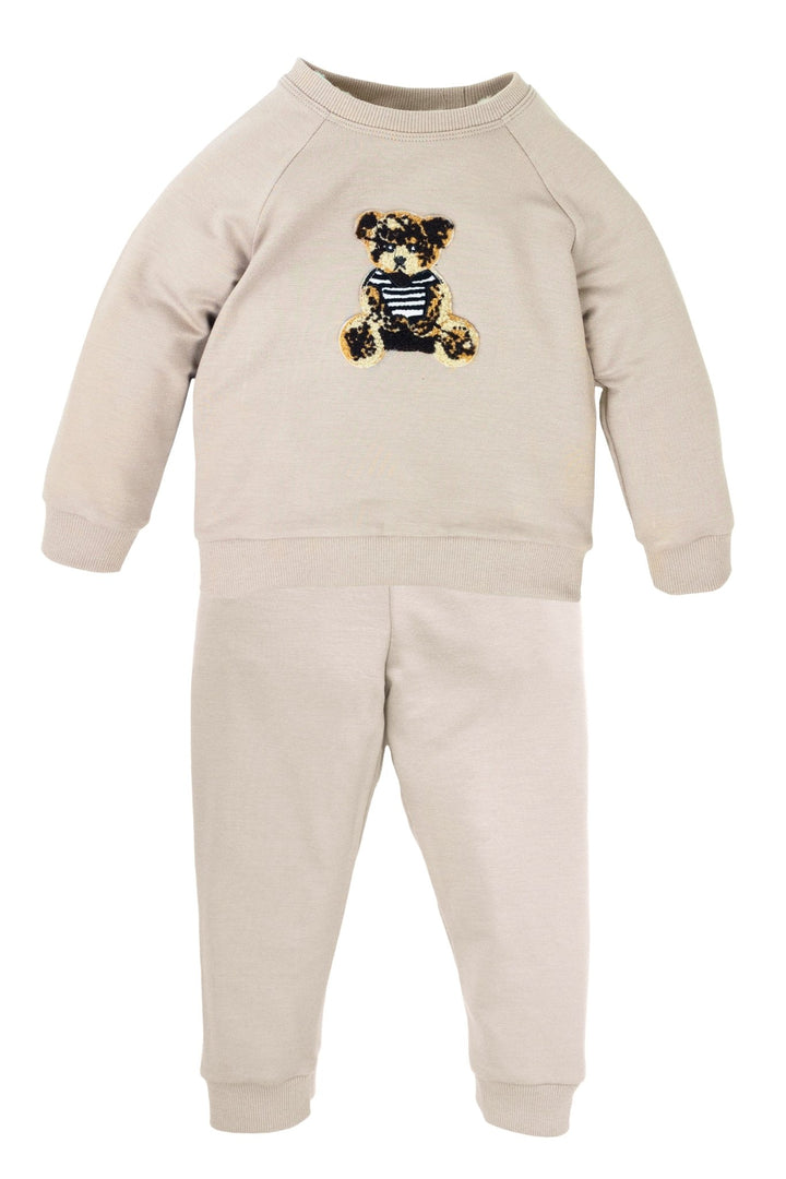 Jamiks "Timothy" Beige Bamboo Teddy Tracksuit - Millie and John