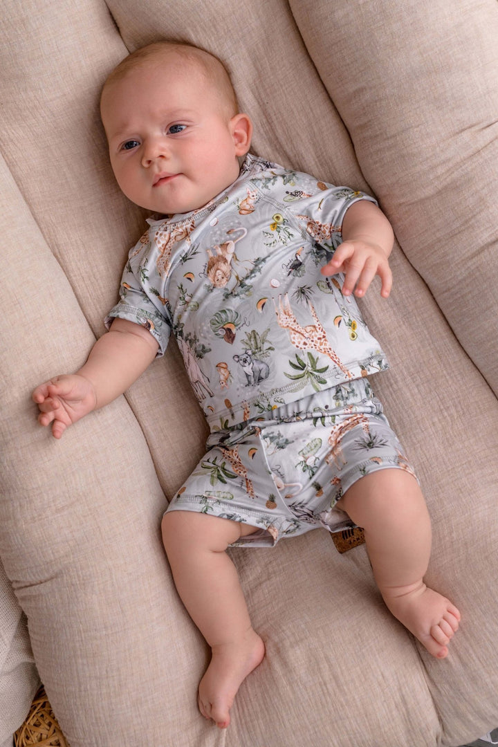 Jamiks "Triton" Mint Safari Swim Set - Millie and John