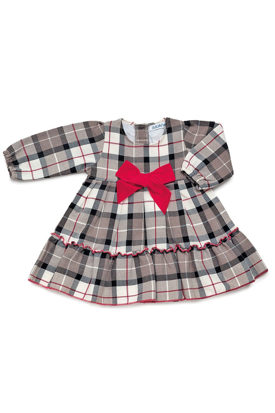 Juliana "Freya" Stone Tartan Dress - Millie and John