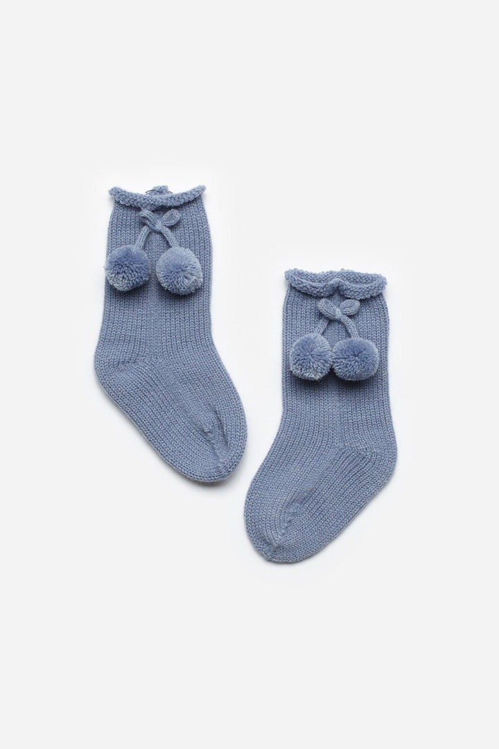 Juliana Knee High Pom Pom Socks - Millie and John