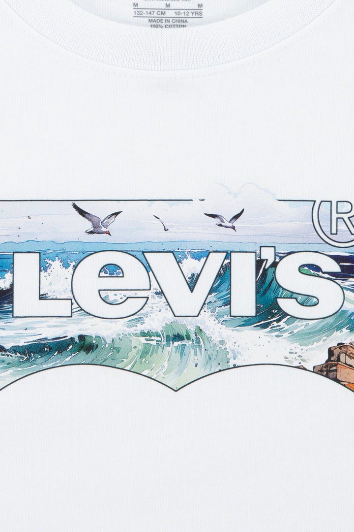 Levi's® Bright White Ocean Graphic T-Shirt - Millie and John
