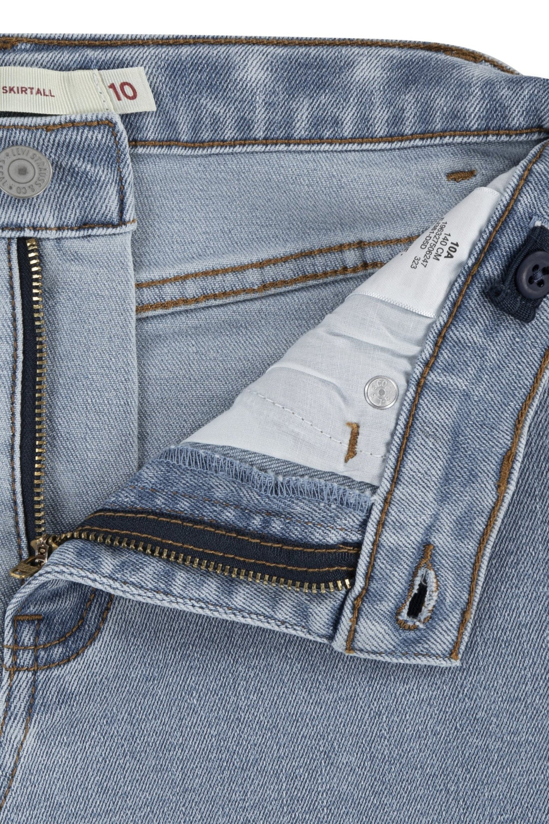 Levi's® Cross - Stitch Floral Denim Skirt – Fully Baked - Millie and John