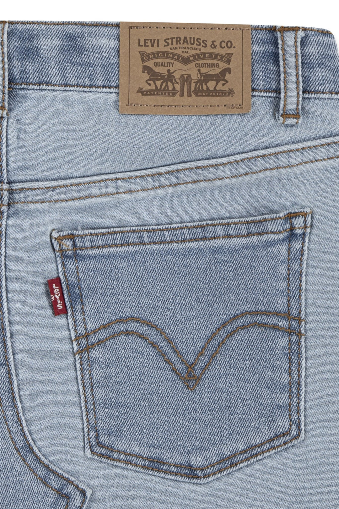 Levi's® Cross - Stitch Floral Denim Skirt – Fully Baked - Millie and John