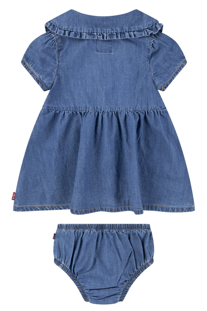 Levi's® Denim Chambray Button - Down Dress & Bloomers - Millie and John