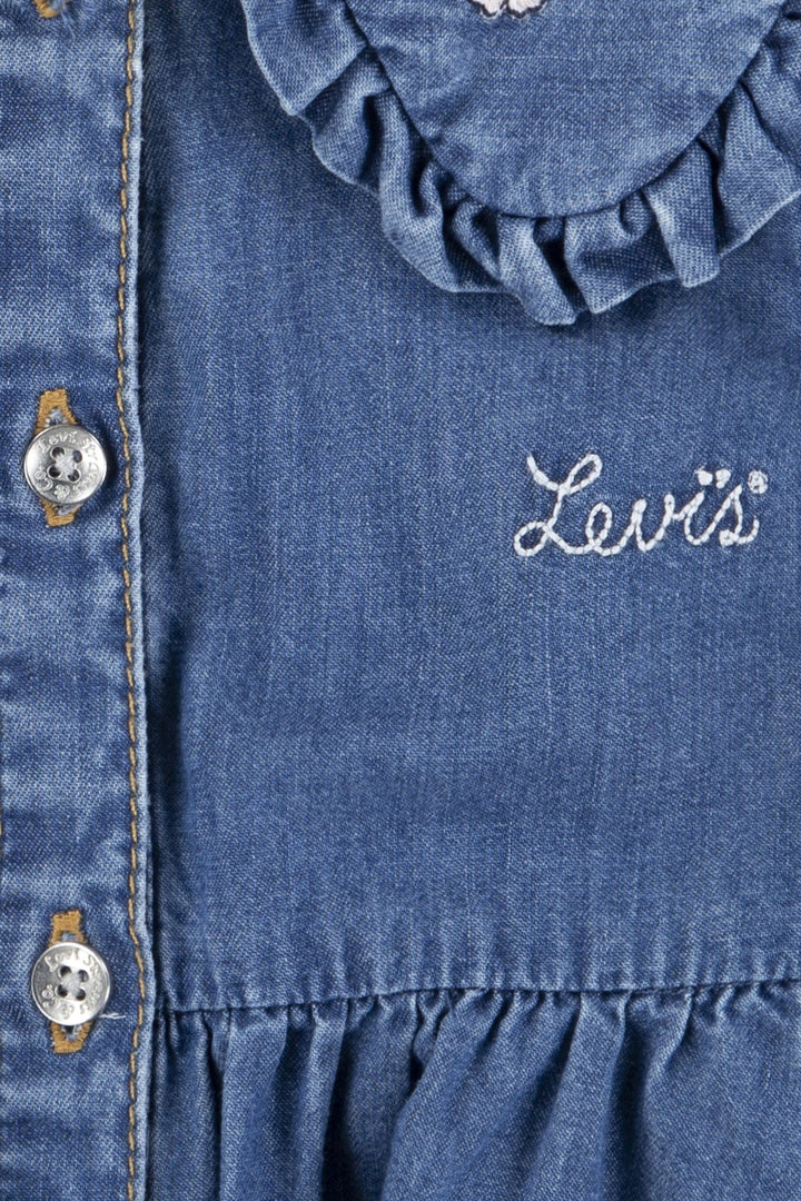 Levi's® Denim Chambray Button - Down Dress & Bloomers - Millie and John