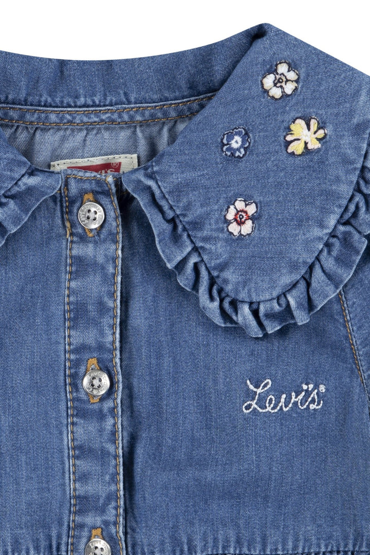 Levi's® Denim Chambray Button - Down Dress & Bloomers - Millie and John