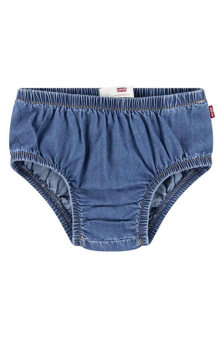 Levi's® Denim Chambray Button - Down Dress & Bloomers - Millie and John