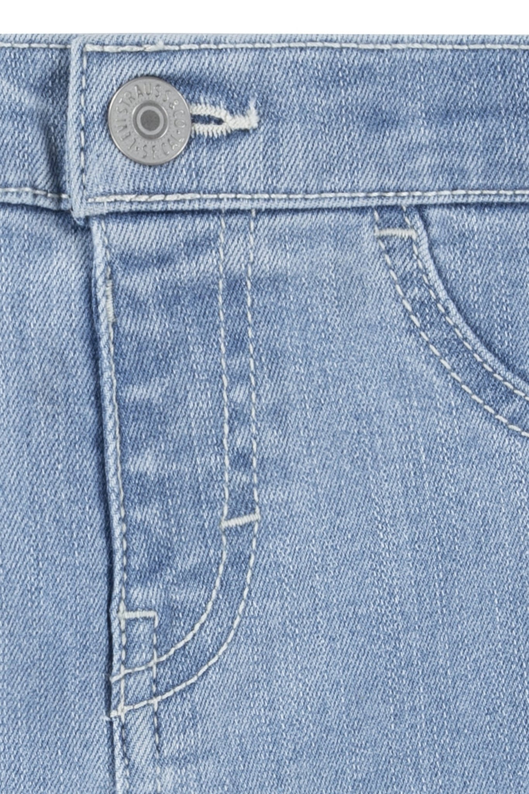 Levi's® Grey Sailor Bear T-Shirt & Denim Shorts - Millie and John