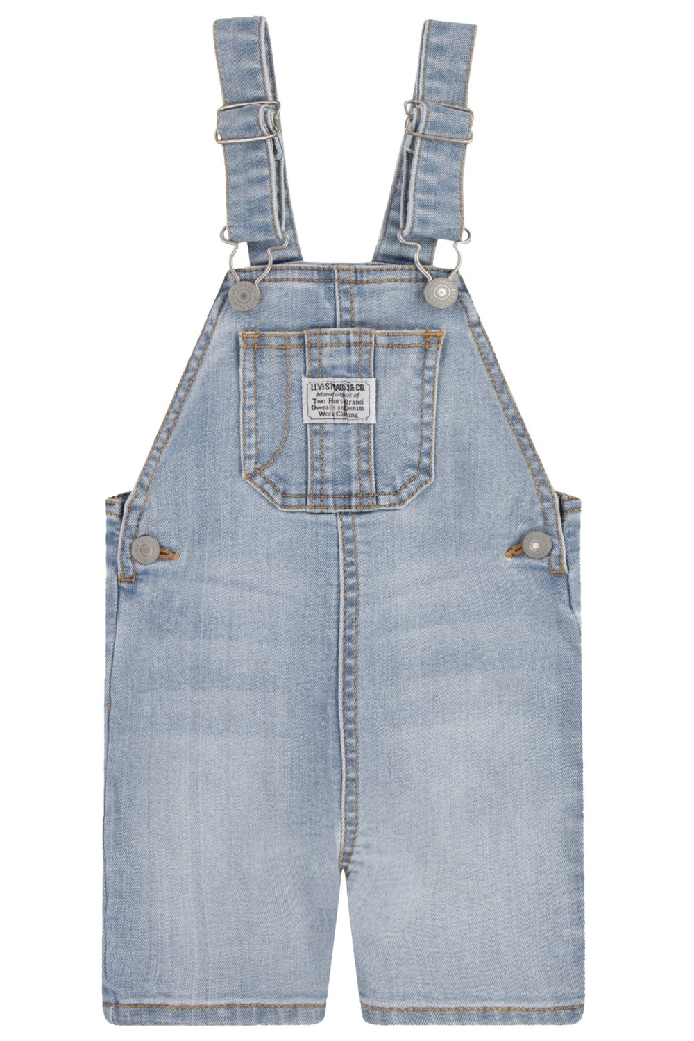 Levi's® Light Blue Wash Denim Shortall - Millie and John