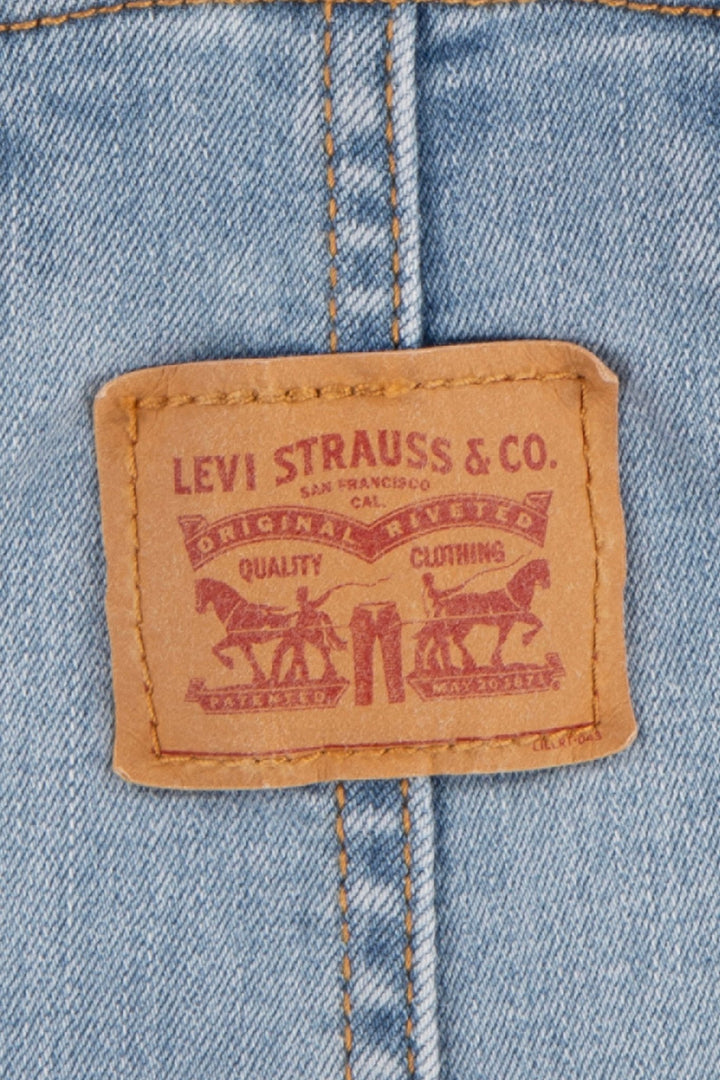 Levi's® Light Blue Wash Denim Shortall - Millie and John