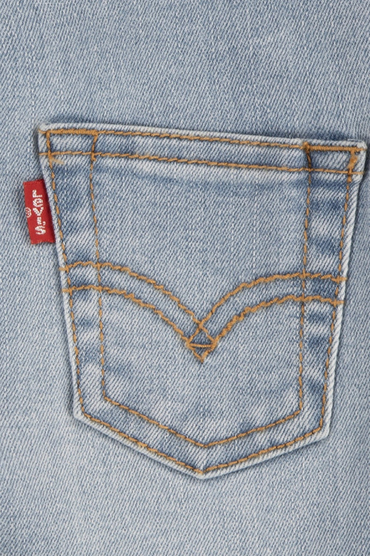 Levi's® Light Blue Wash Denim Shortall - Millie and John