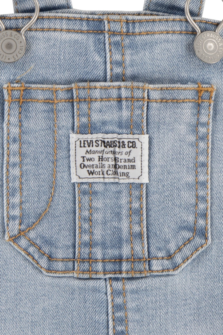 Levi's® Light Blue Wash Denim Shortall - Millie and John