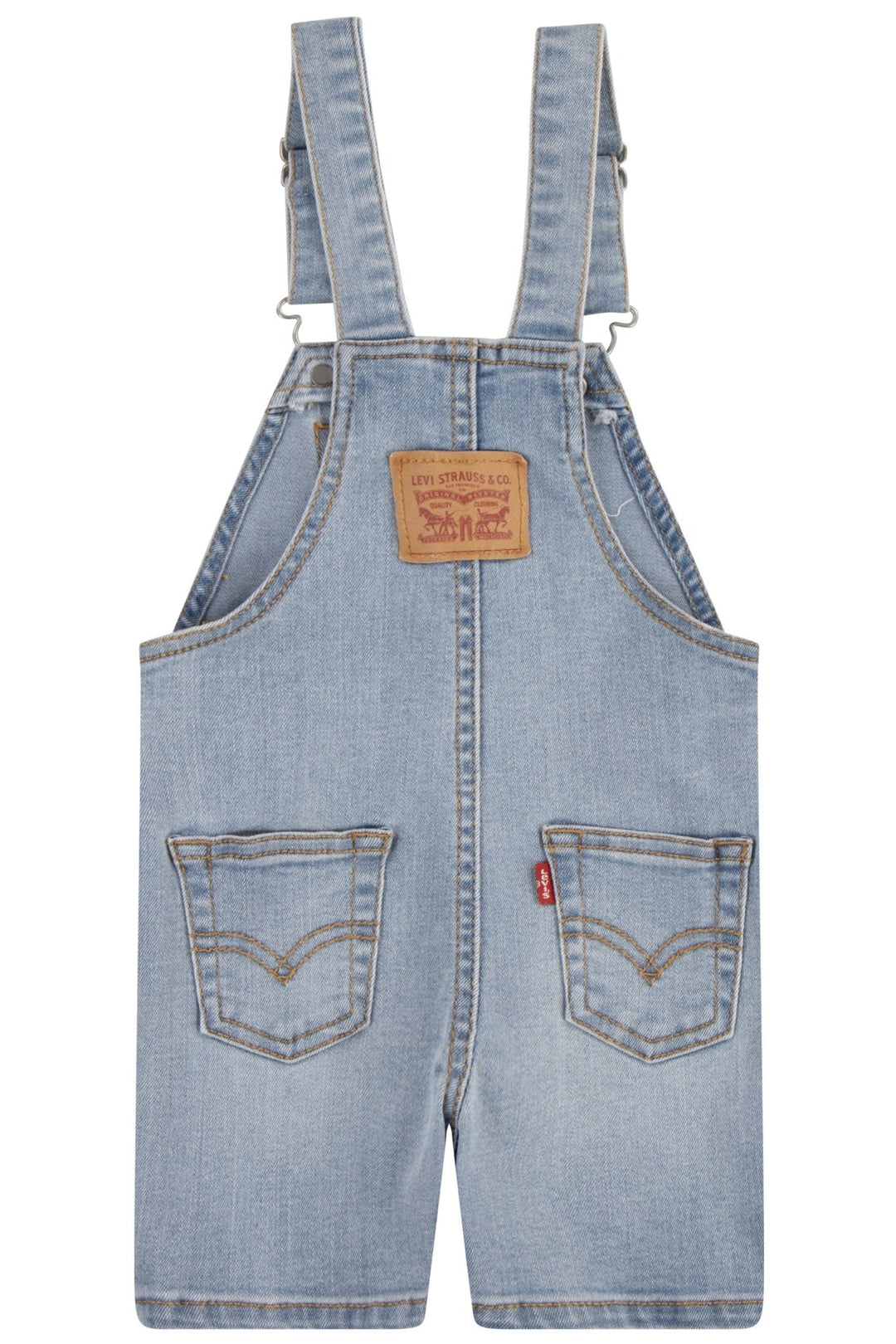 Levi's® Light Blue Wash Denim Shortall - Millie and John