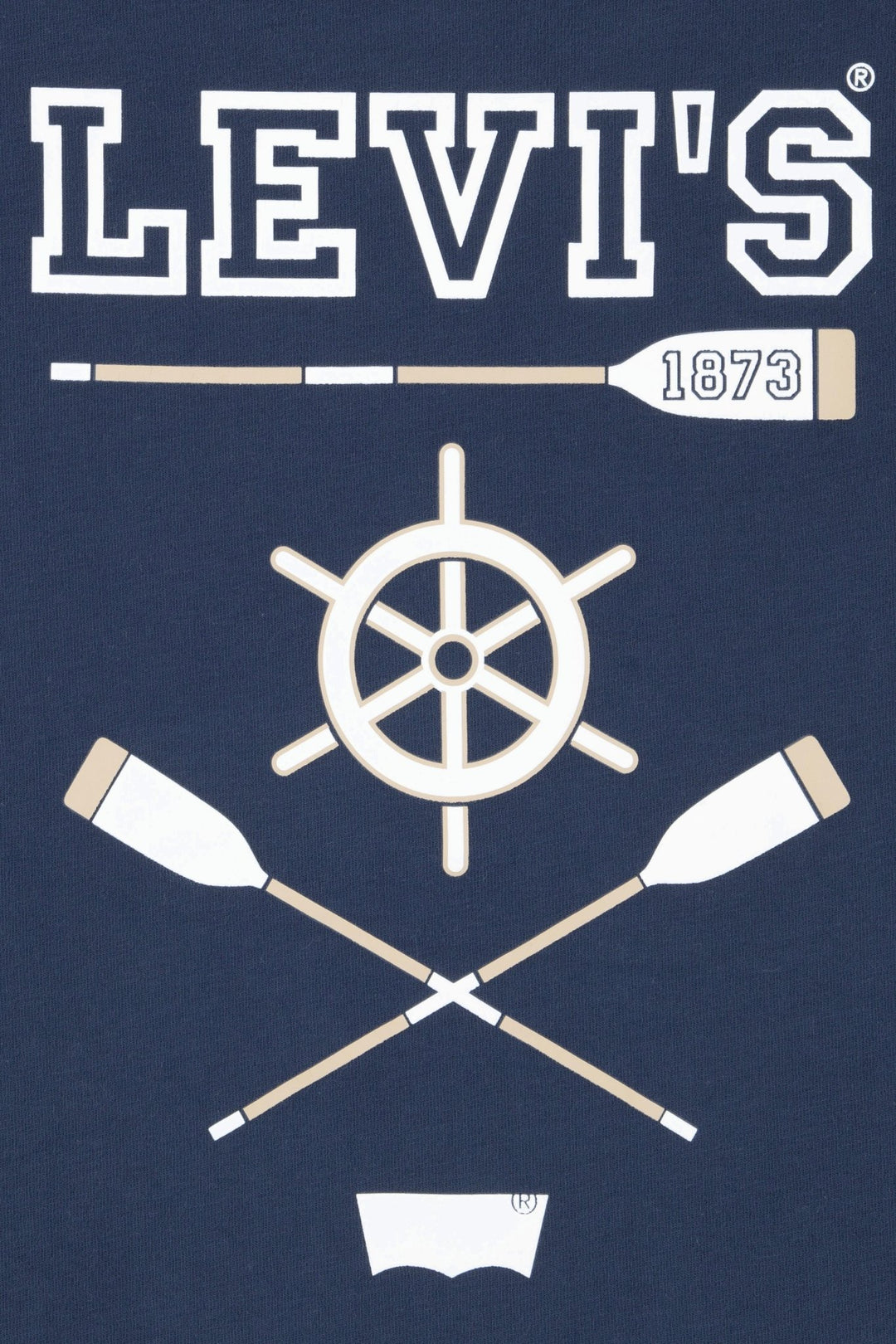 Levi's® Navy Nautical Back Print T-Shirt - Millie and John