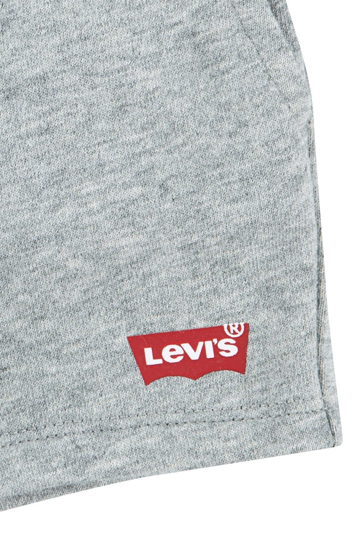 Levi's® Navy Signature T-Shirt & Grey Jogger Shorts - Millie and John