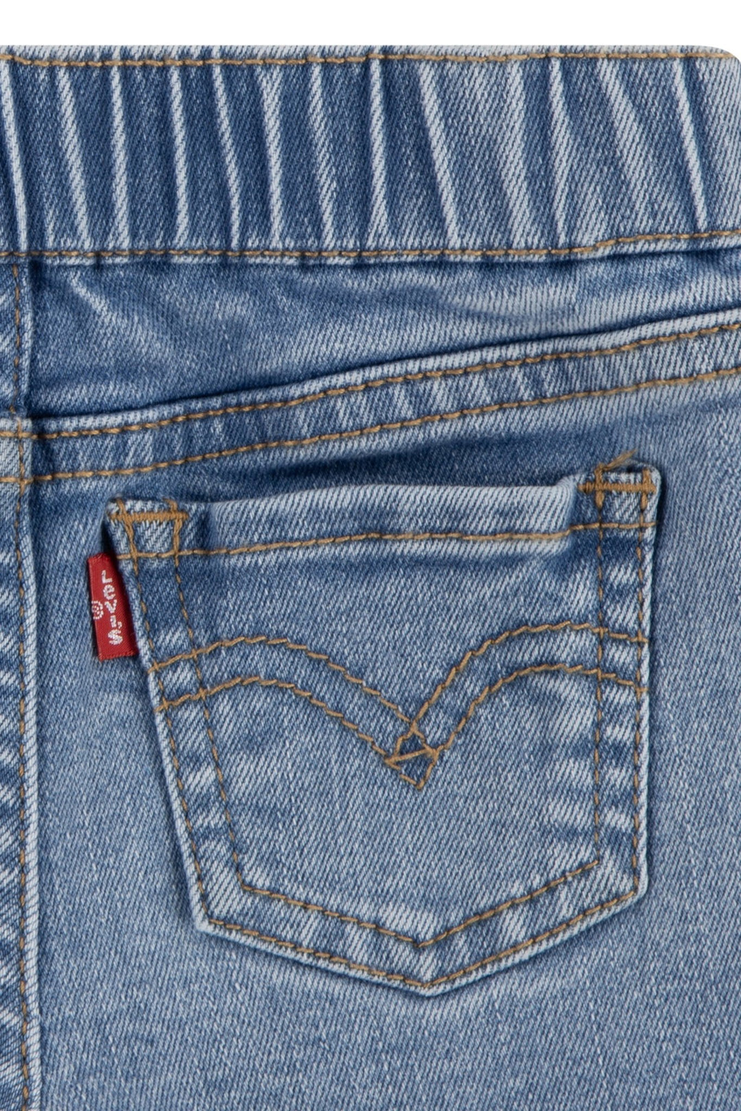 Levi's® Sunshine Yellow Bear T-Shirt & Denim Shorts - Millie and John