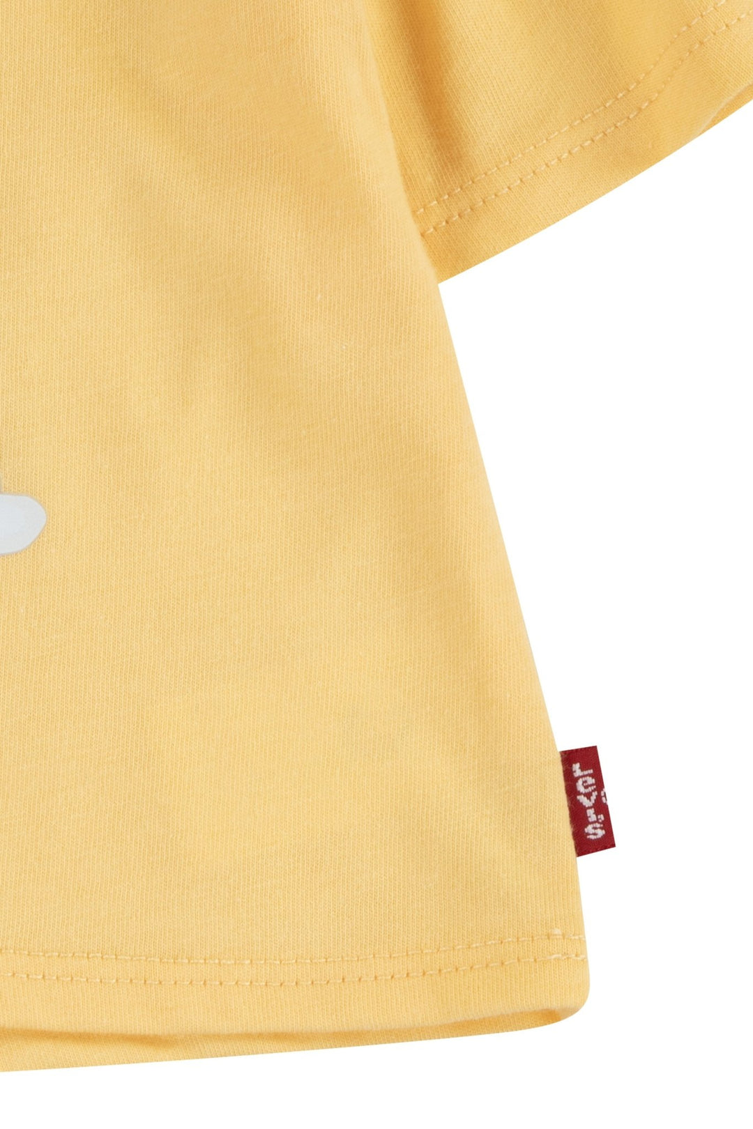 Levi's® Sunshine Yellow Bear T-Shirt & Denim Shorts - Millie and John