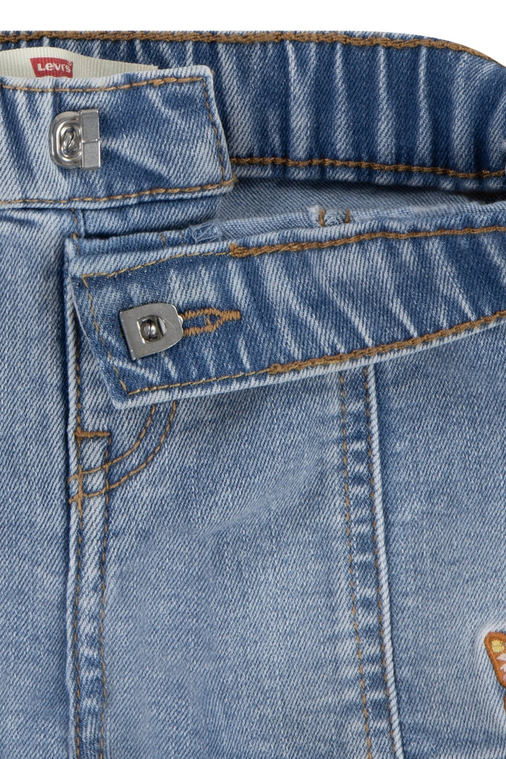 Levi's® Sunshine Yellow Bear T-Shirt & Denim Shorts - Millie and John