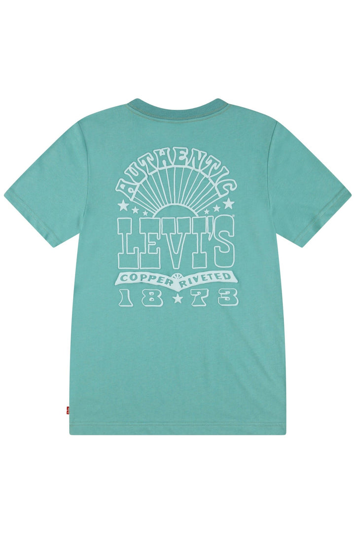 Levi's® Teal Retro Back Print T-Shirt - Millie and John