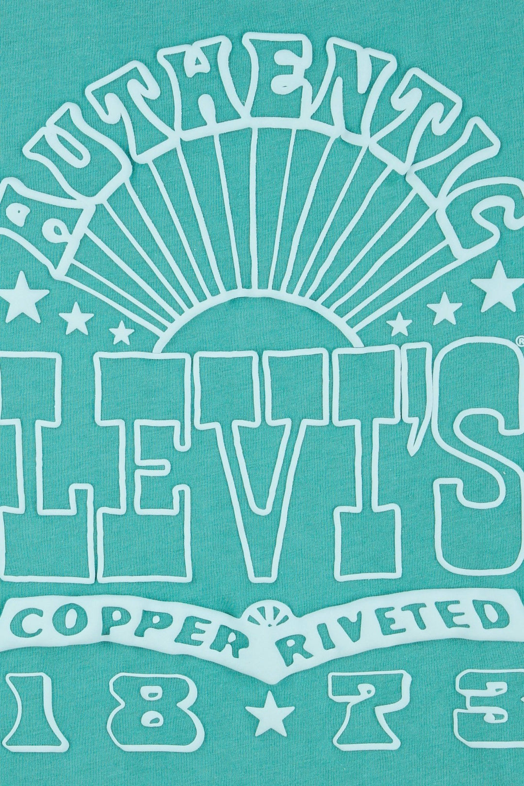 Levi's® Teal Retro Back Print T-Shirt - Millie and John