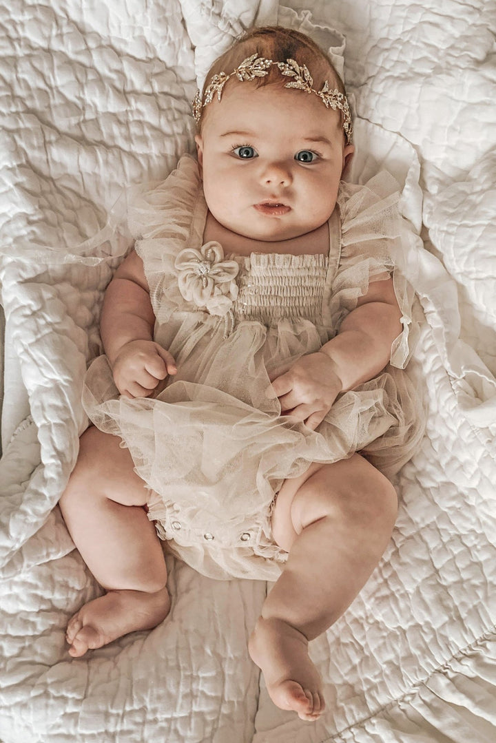 Luna Luna "Edie" Stone Fairy Wing Romper - Millie and John