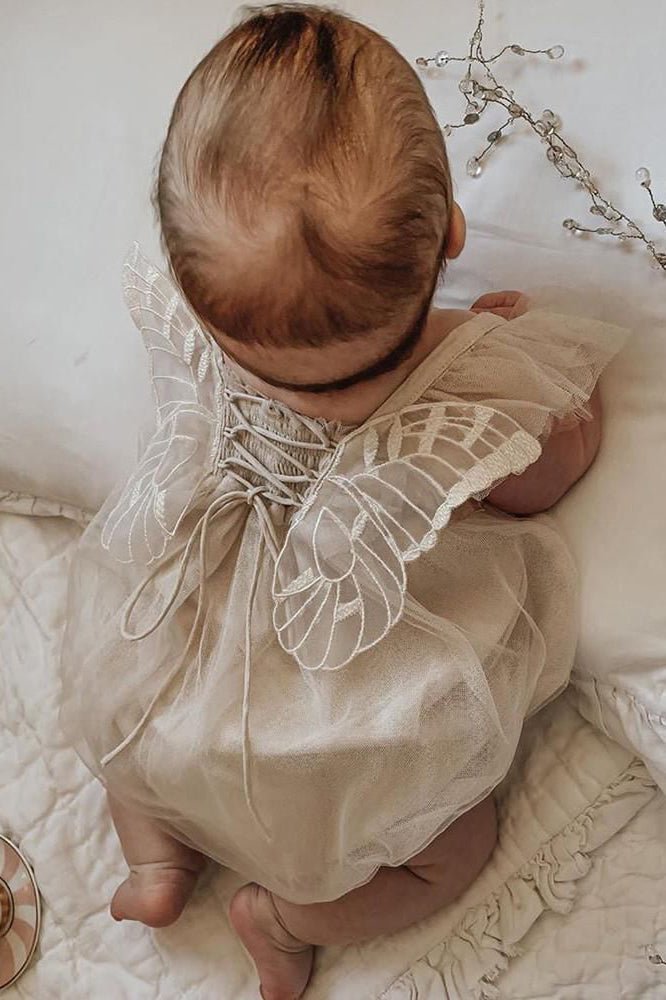 Luna Luna "Edie" Stone Fairy Wing Romper - Millie and John