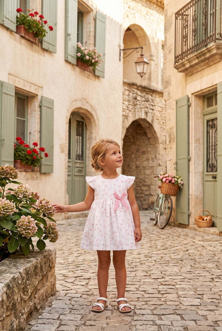 Mac Ilusión "Evelina" Pink Blossom Dress - Millie and John