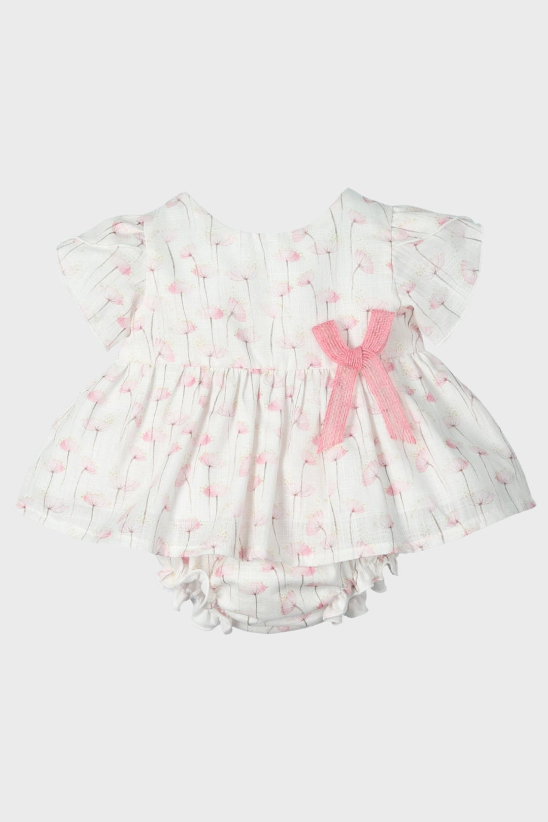 Mac Ilusión "Helena" Pink Blossom Dress & Bloomers - Millie and John