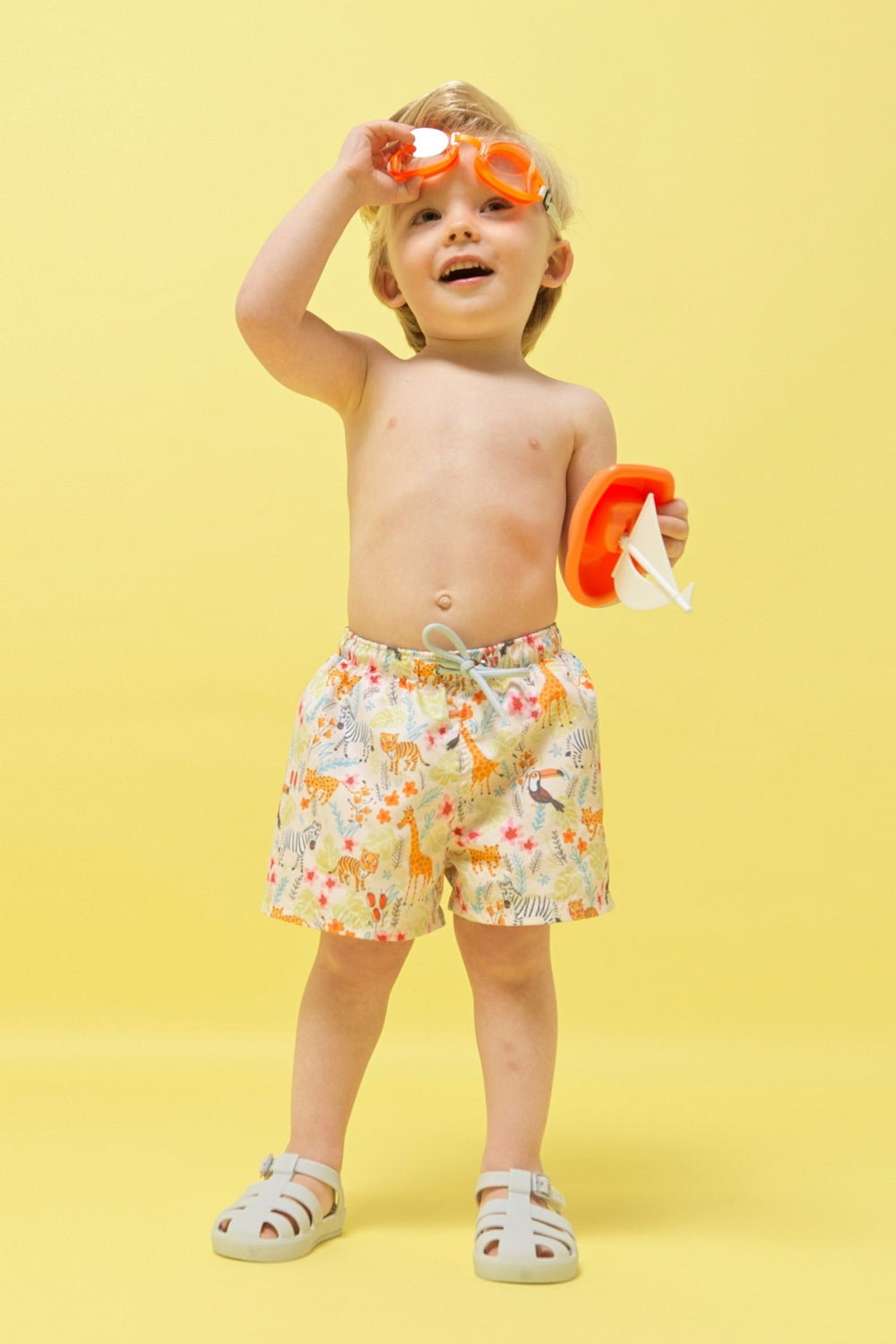 Marena "Monaco" Matte Grey Jelly Sandals - Millie and John