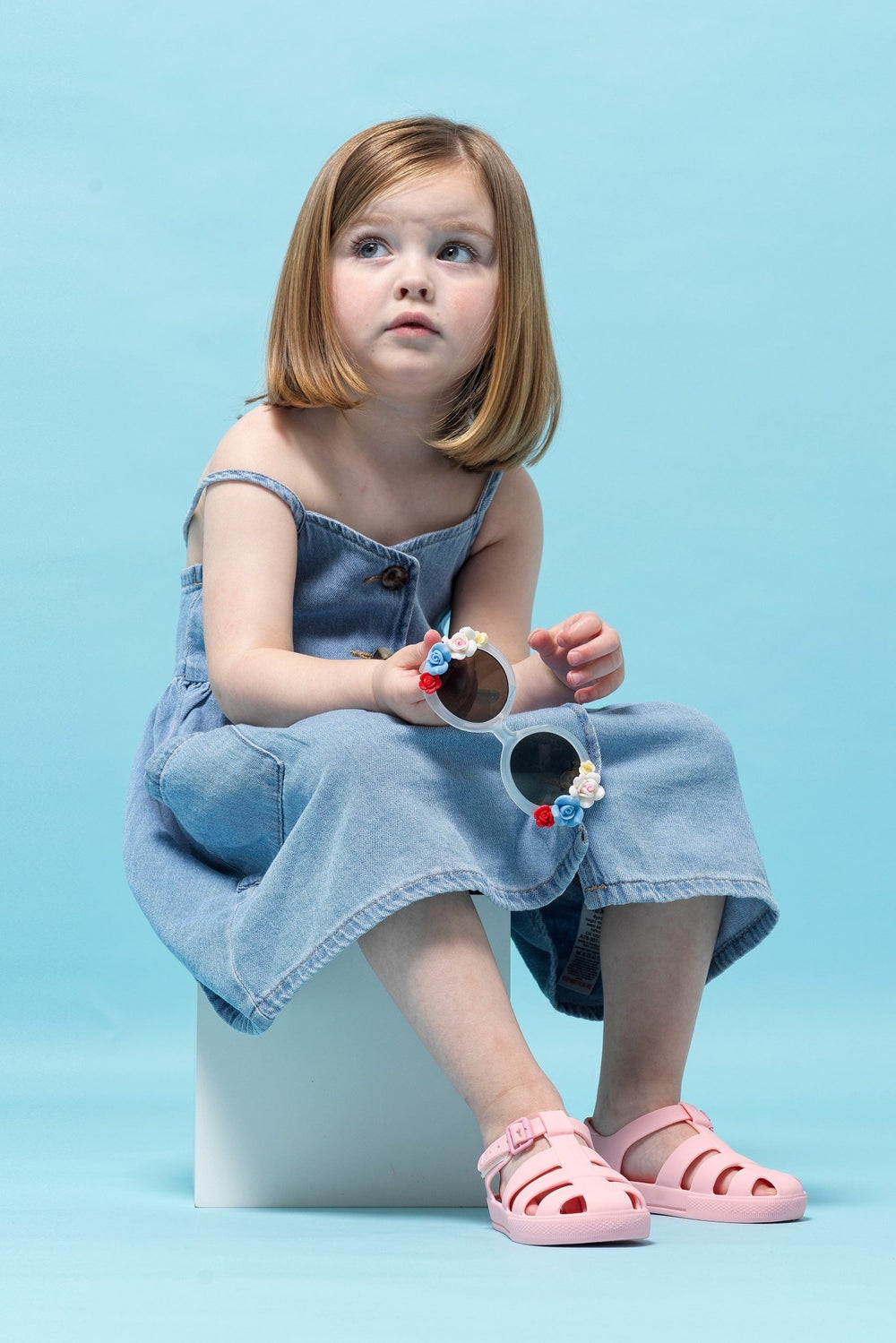 Marena "Monaco" Matte Pink Jelly Sandals - Millie and John