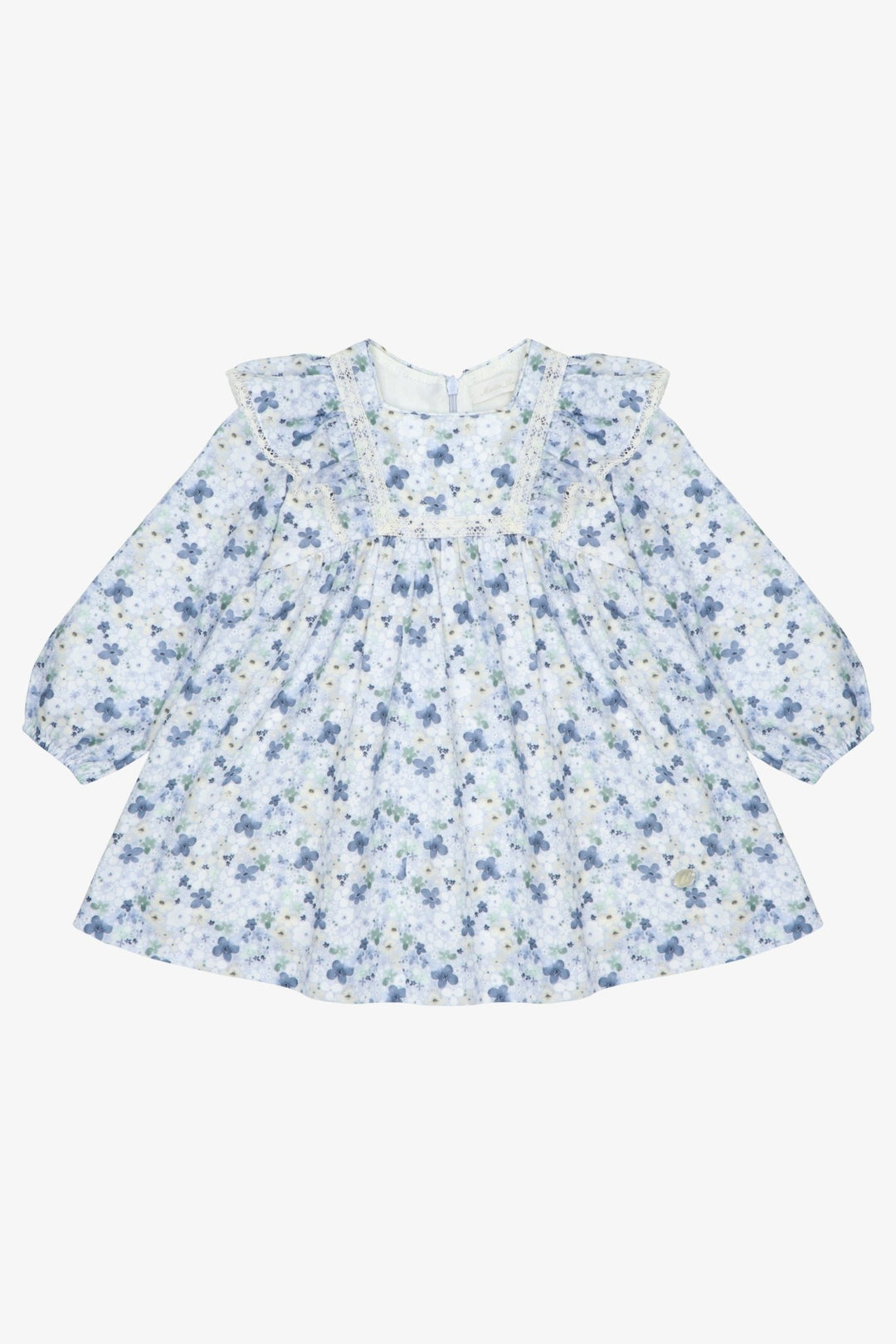Martín Aranda "Amélie" Powder Blue Floral Dress - Millie and John