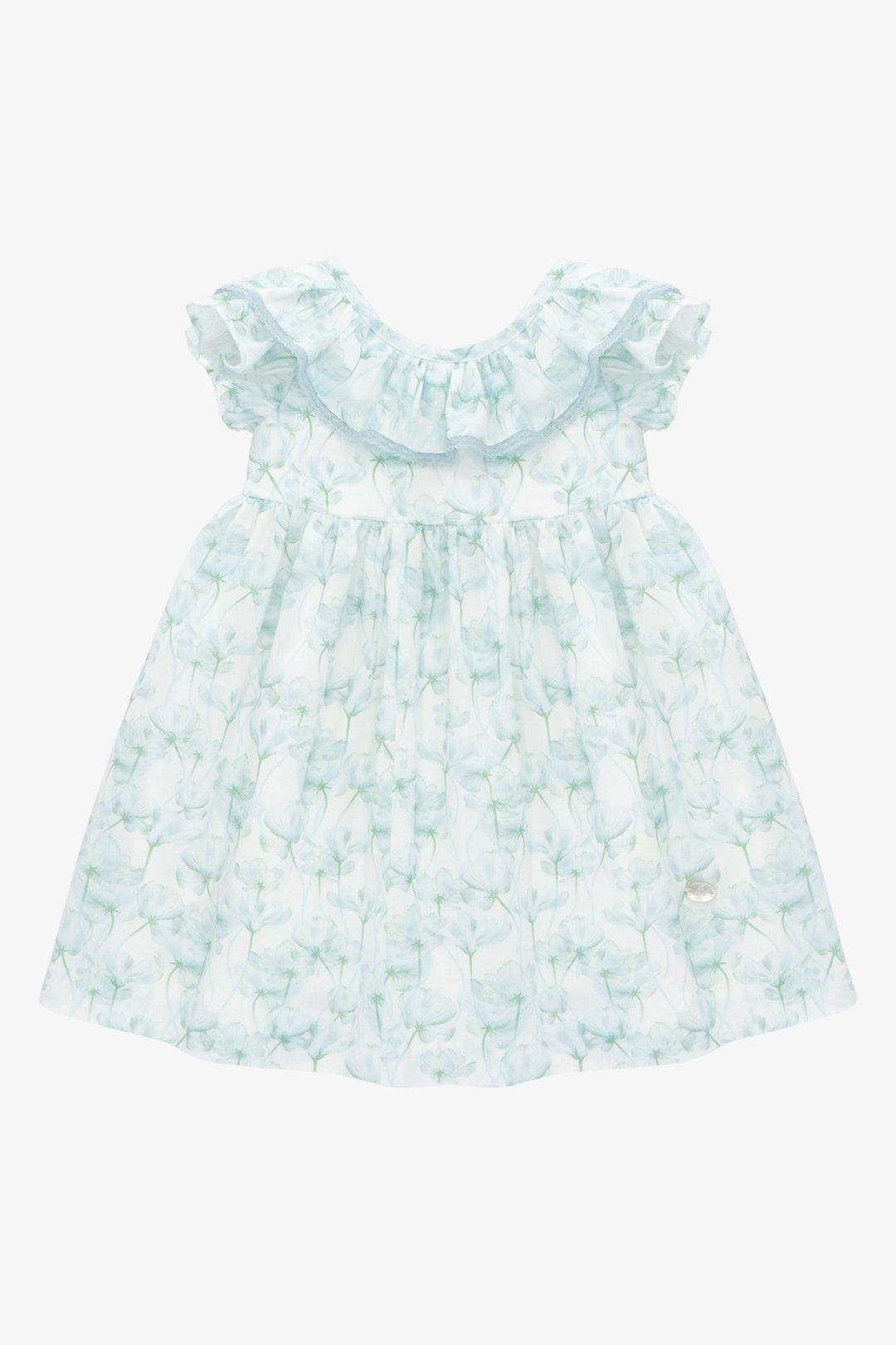 Martín Aranda "Arabella" Blue Watercolour Floral Dress - Millie and John